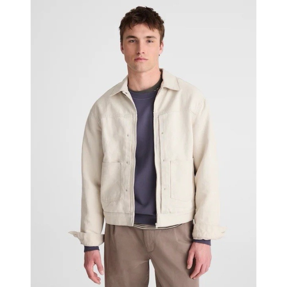 Madewell Denim Zip-Front Trucker Jacket in Holbrook Wash Size S NWT $178 NZ143